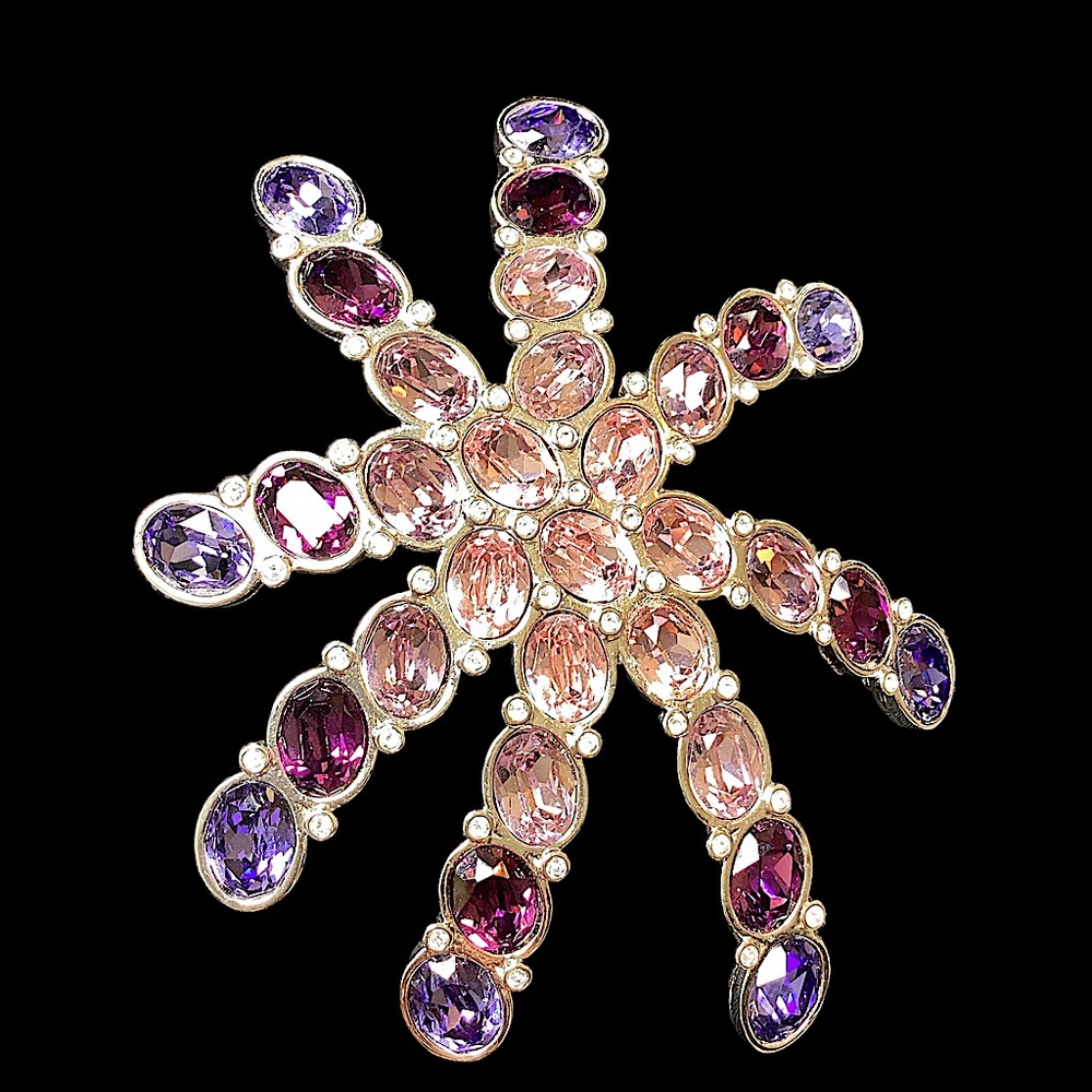 Swarovski Large Fireworks Brooch